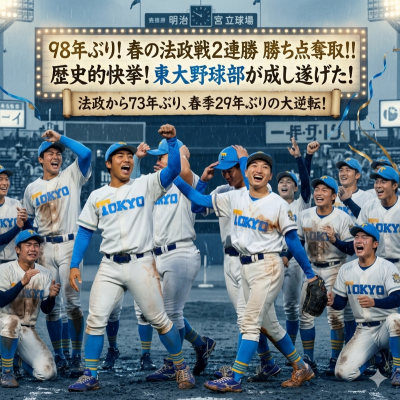 東大98年ぶり