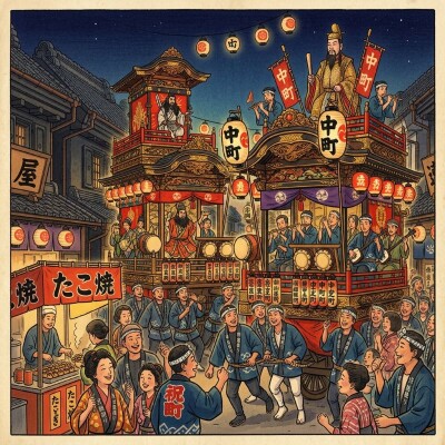 川越祭り②
